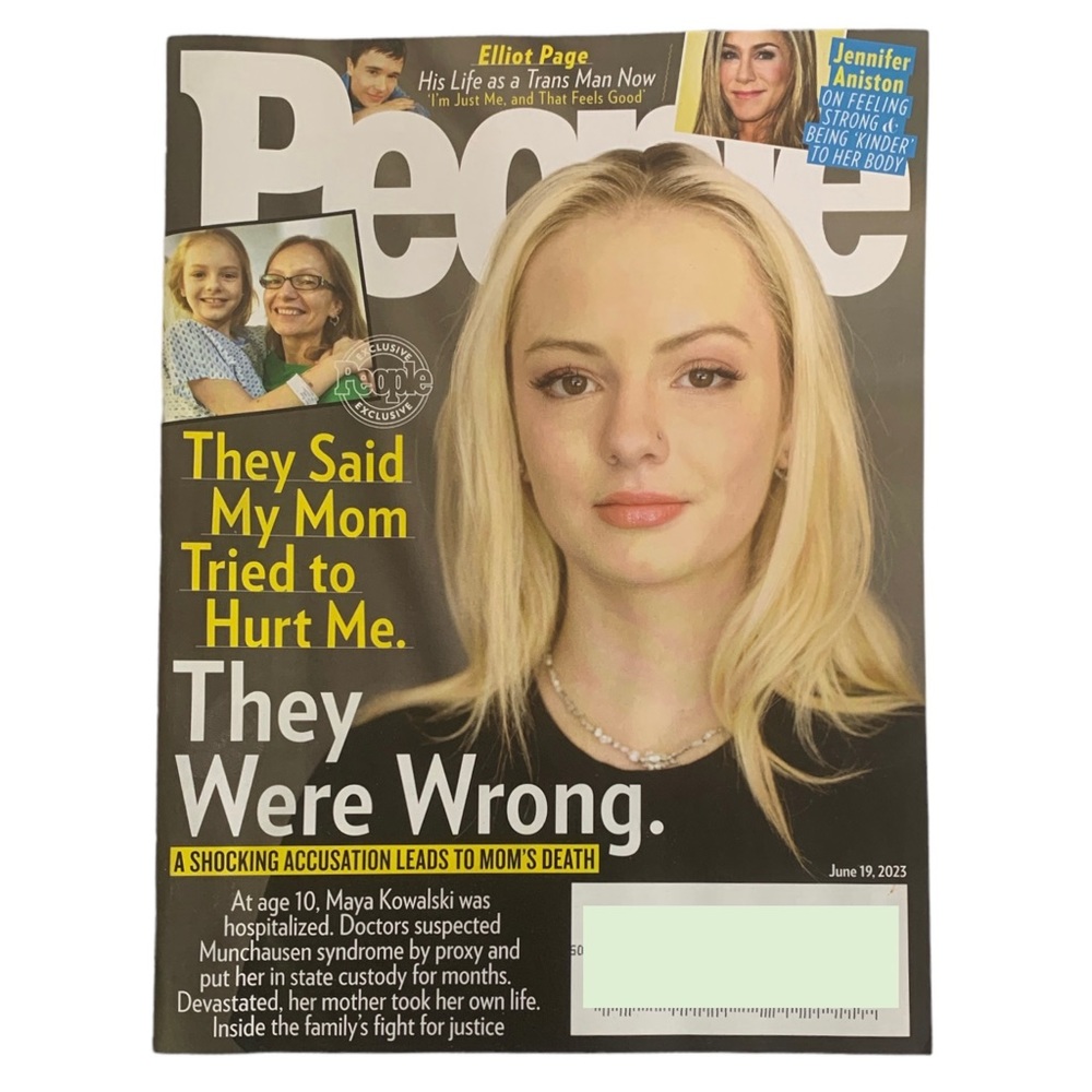 People Magazine June 19 2023 Maya Kowalski They Were Wrong Jennifer Aniston